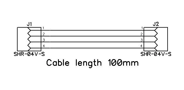 4 pin to 4 pin JST SH Wire Assembly - Image 3