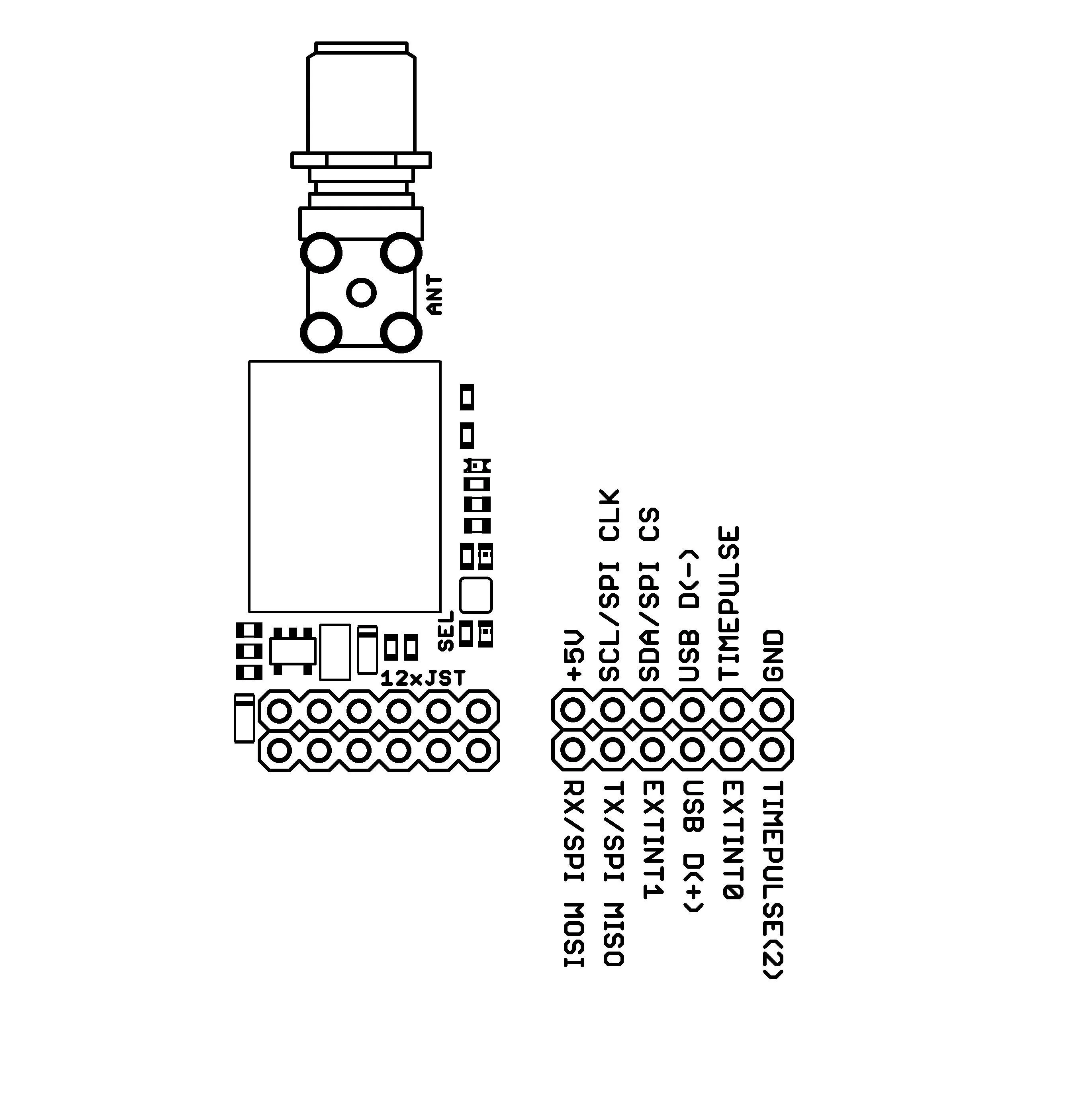NEO-M8T InCase PIN series TIME & RAW receiver board (RTK ready) - Image 3