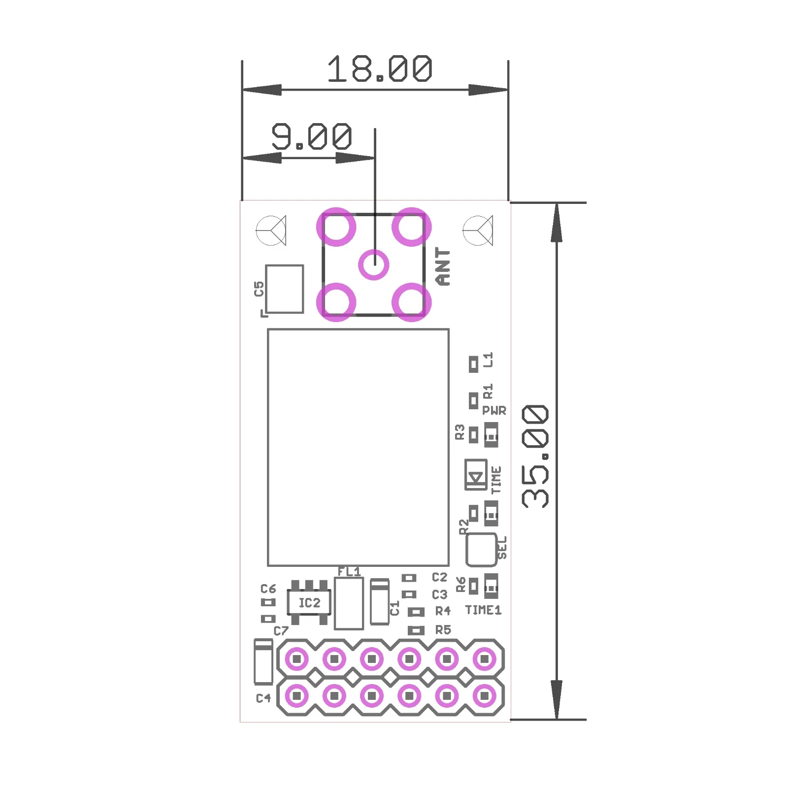 NEO-M8T InCase PIN series TIME & RAW receiver board (RTK ready) - Image 4