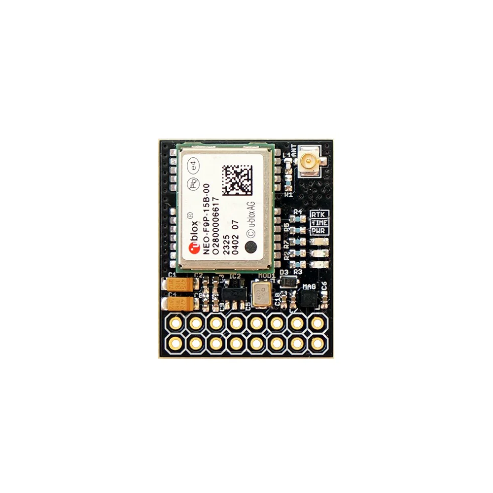 NEO-F9P-15B Multi-band L1,L5 RTK GNSS U.FL antenna LIS3MDL
