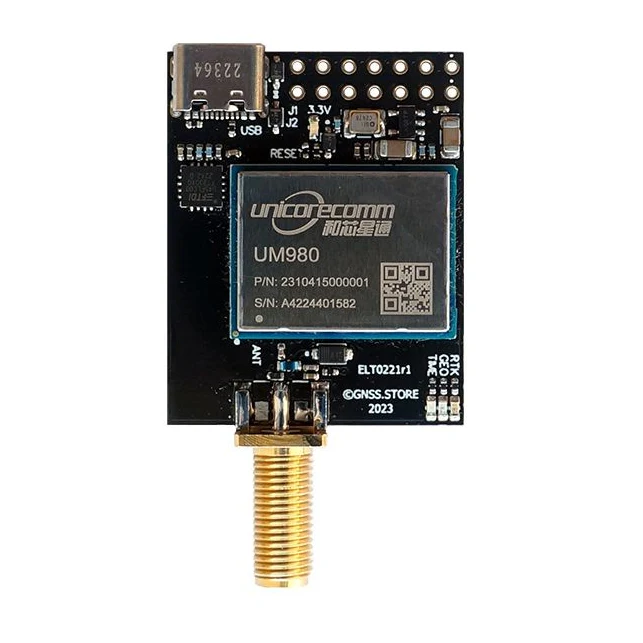 UM980 RTK InCase PIN GNSS receiver board with USB C - Image 2
