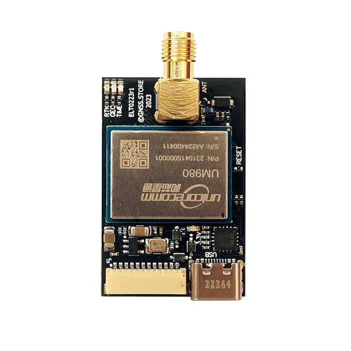 UM980 RTK GNSS receiver board with USB C and JST - Image 2