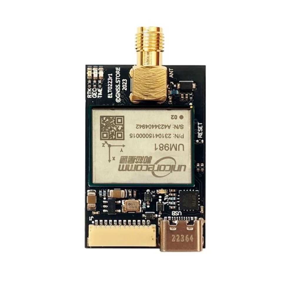 UM981 RTK GNSS receiver board with USB C and JST - Image 2