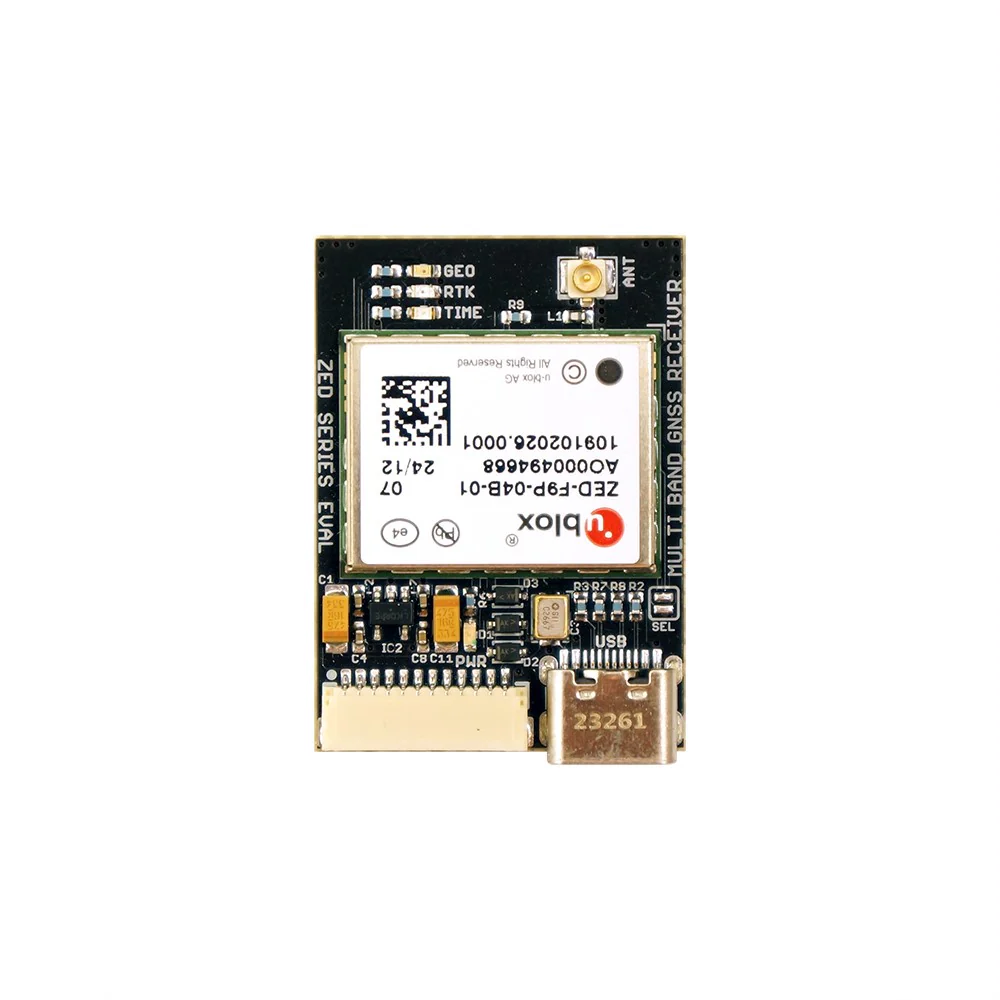 ZED-F9P RTK GNSS USB C receiver board with UF.L Base or Rover - Image 2