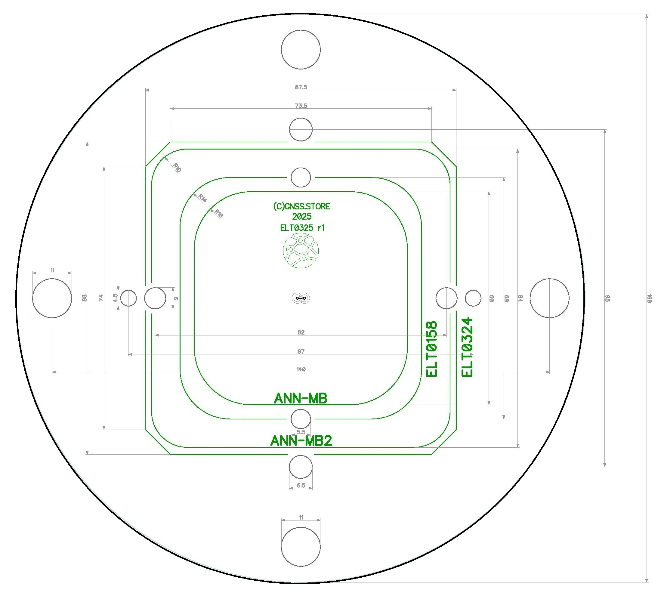 Ground plane for Patch RTK antennas - Image 5