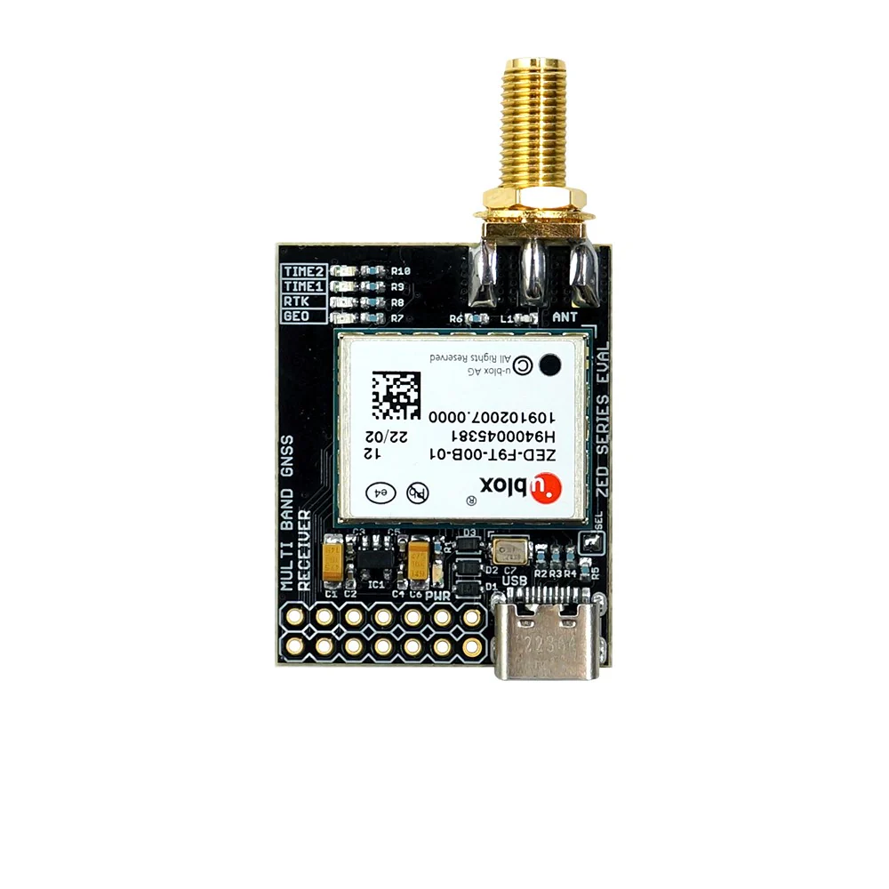 ZED-F9T-20B L1/L2/L5/E5a 5G timing module with SMA and USB C - Image 2