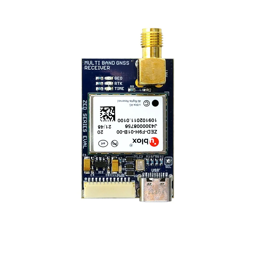ZED-F9H high precision GNSS USB C module for heading applications with SMA