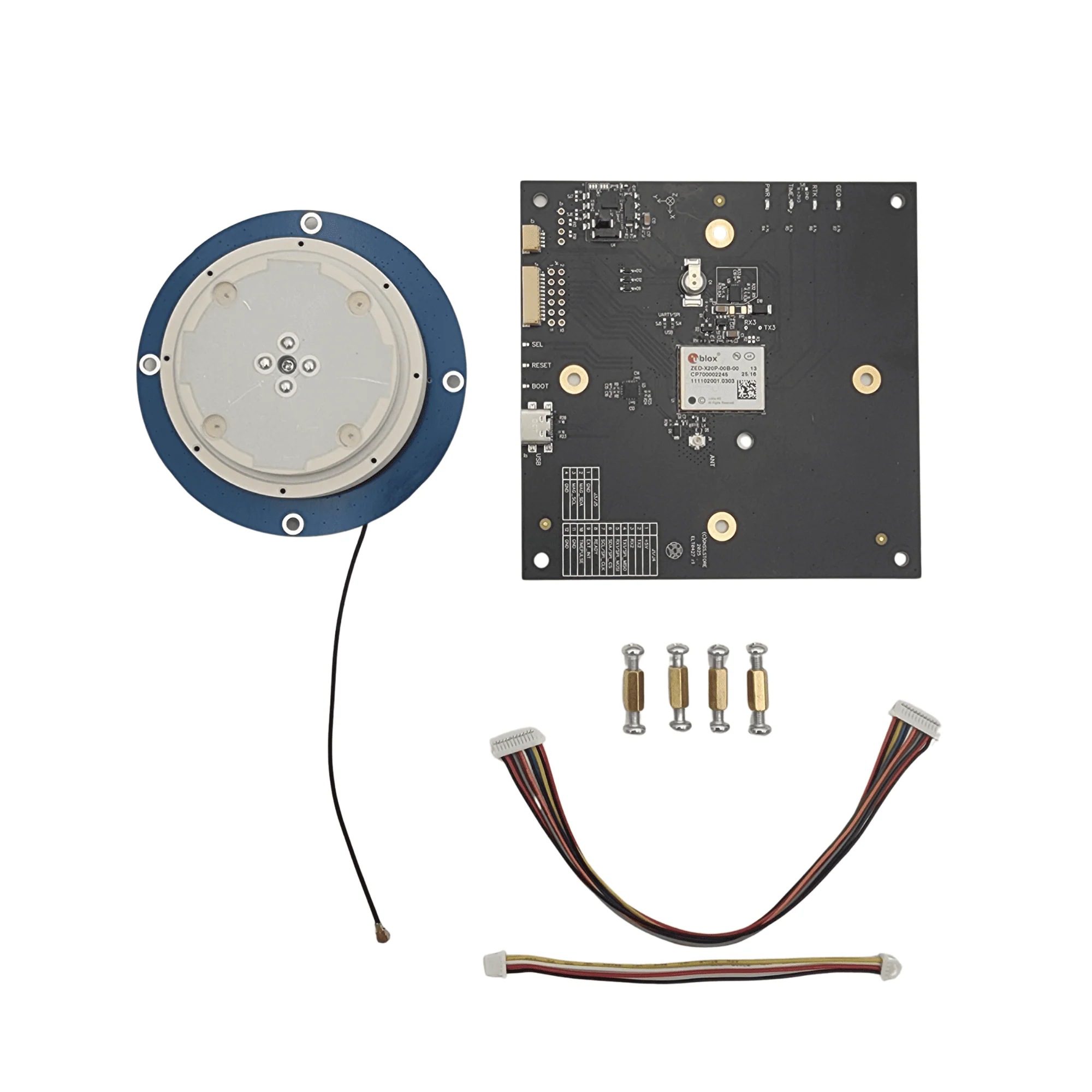 ZED-X20P GNSS Receiver with MultiBand antenna and EMI with RM3100 - Image 2
