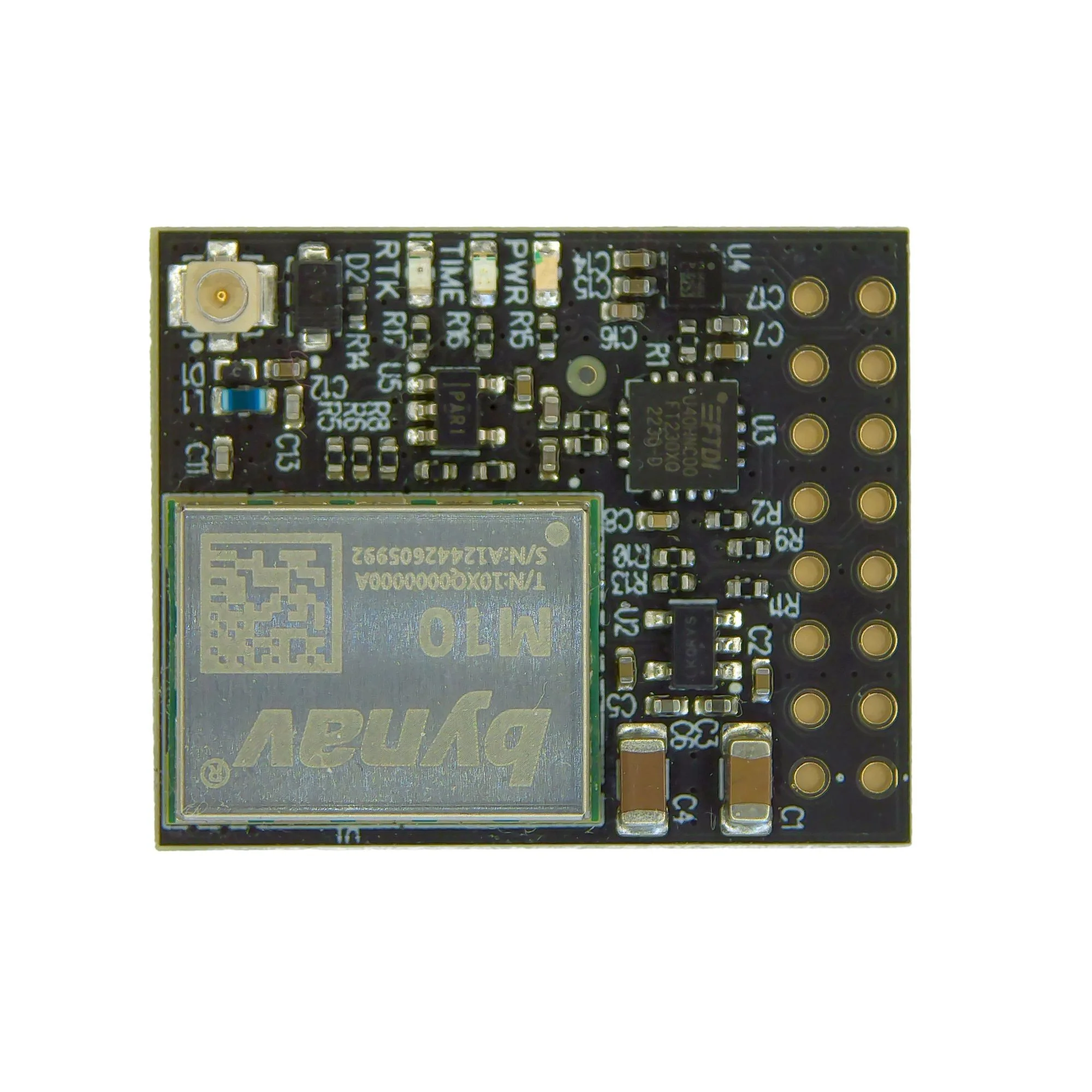 Budget M10 RTK InCase PIN GNSS receiver board