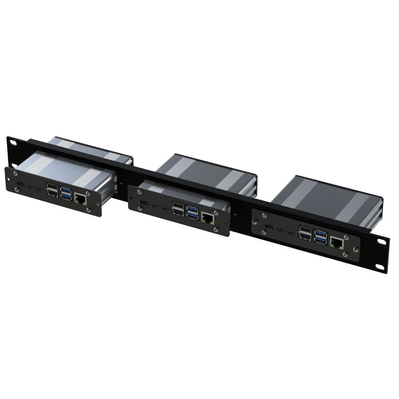 1U 19" Extruded Aluminum Rack Panel - Image 3