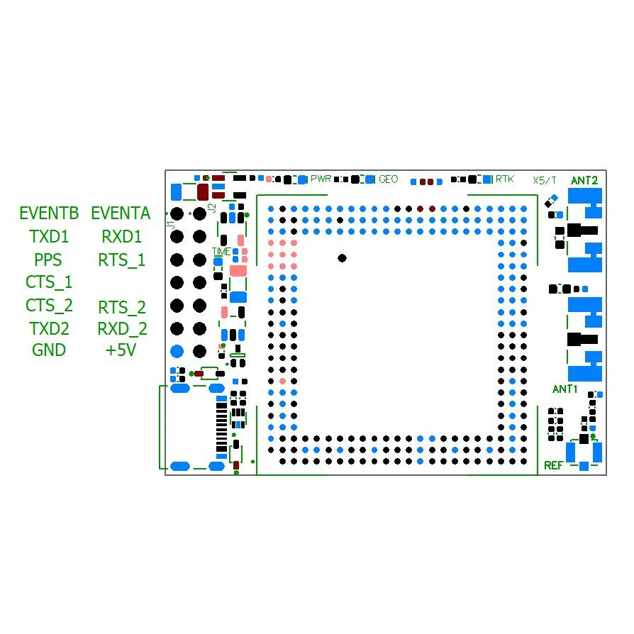 mosaic-X5 RTK InCase PIN GNSS receiver board with USB C - Image 5