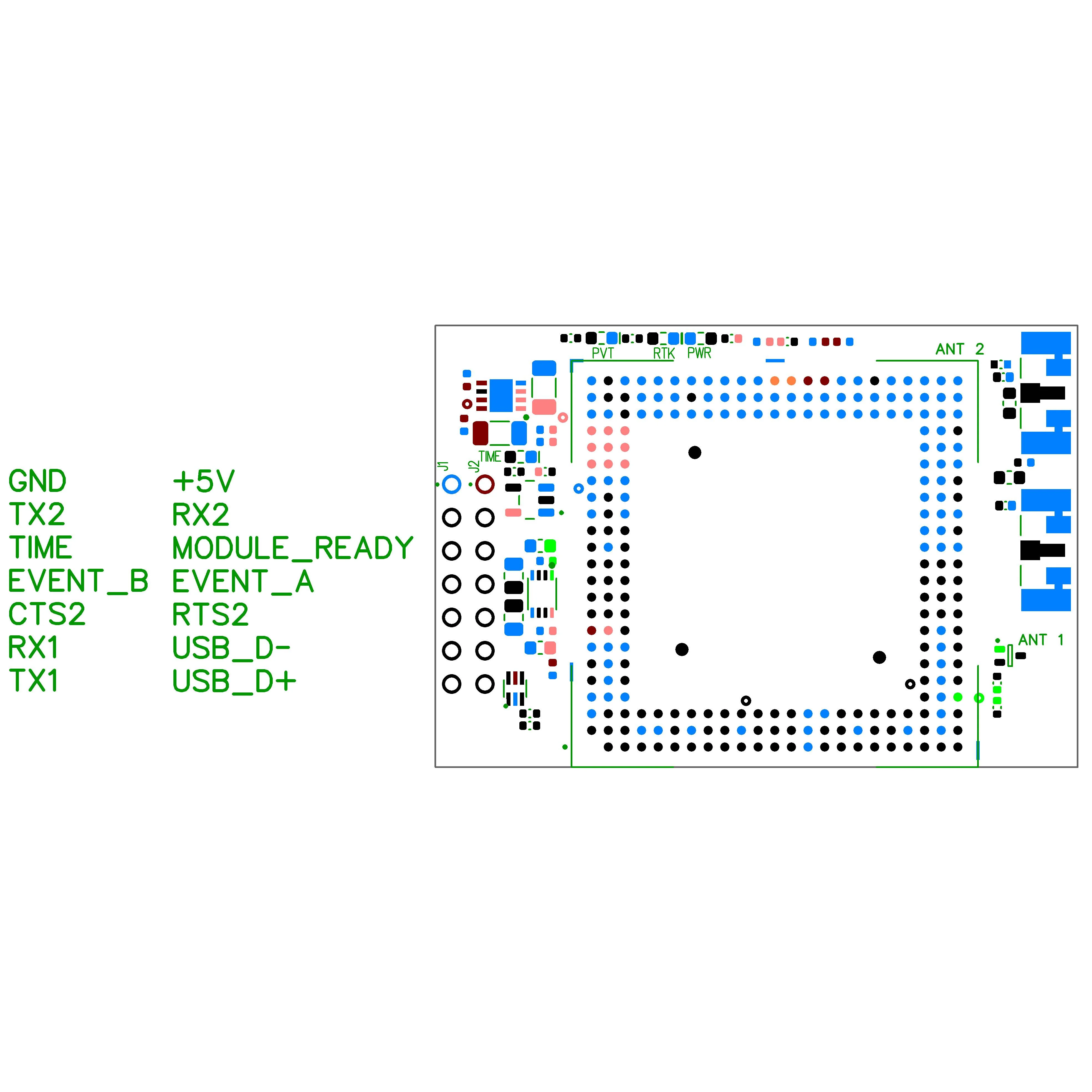 mosaic-H Dual Channel RTK InCase PIN GNSS receiver board - Image 5