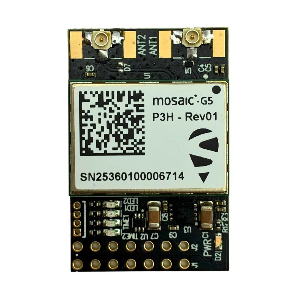 mosaic-G5 P3H Dual Channel RTK InCase PIN GNSS receiver board